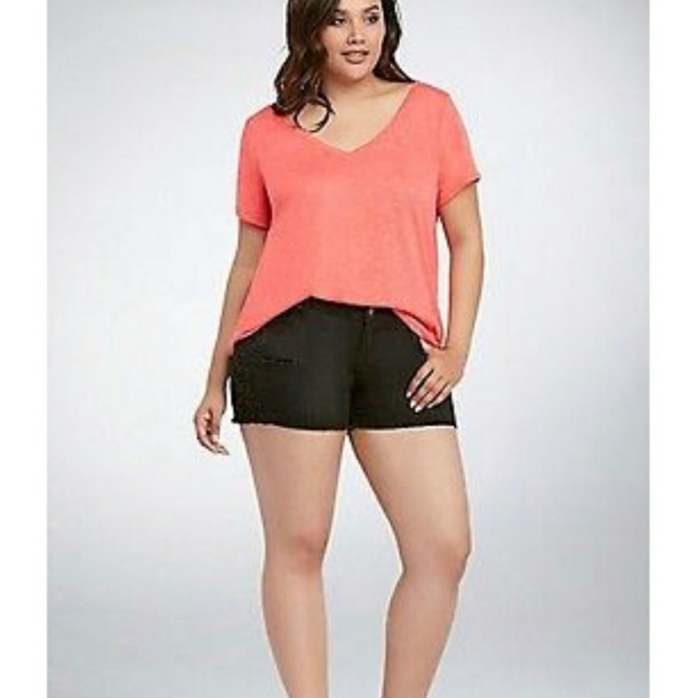 Torrid Double V-neck Tee Size 2X
